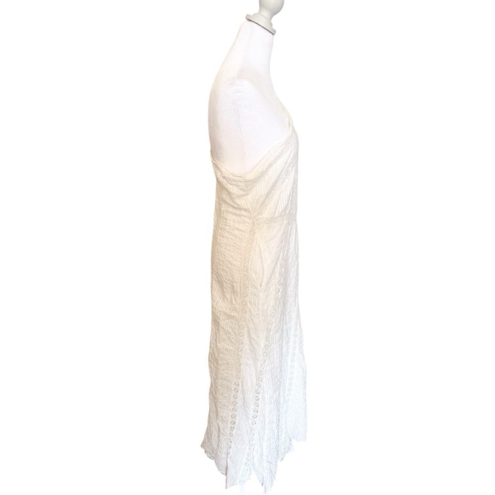 FREE PEOPLE BELLA ONE-SHOULDER MIDI DRESS in Ivory NWOT - Picture 7 of 13